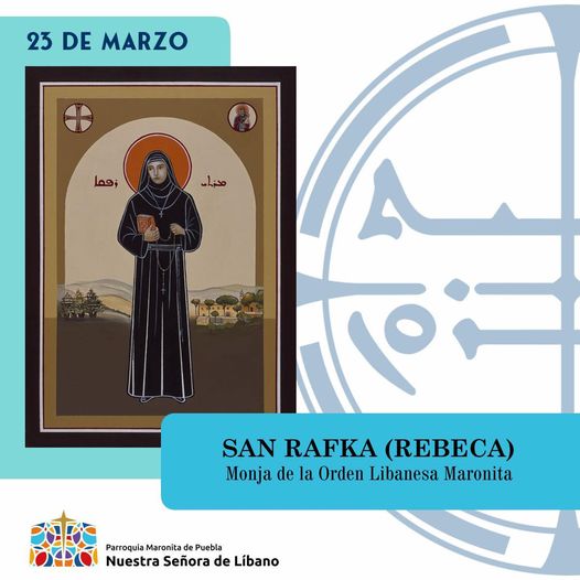 Iglesia del Líbano Puebla celebra a Santa Rafka